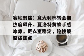 开运体育下载-赛地聚焦：意大利杯转会期热度飙升，夏洛特黄蜂手感冰凉，更衣室稳定，轮换策略成焦点的简单介绍